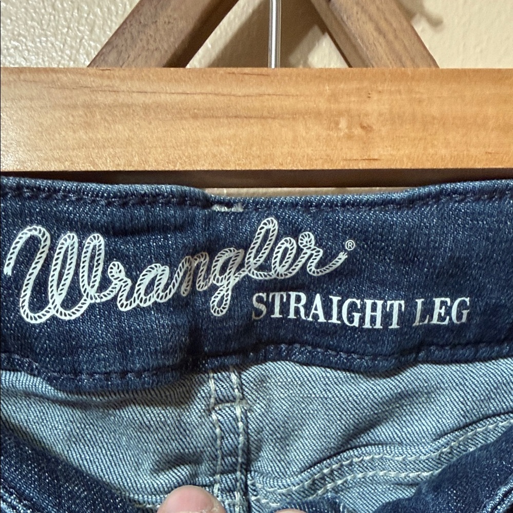 Wrangler Indigo Straight Leg Jeans - Picture 2 of 7